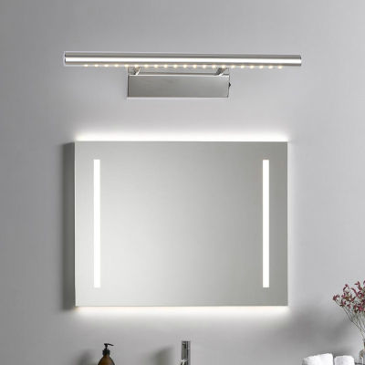 Hot Selling LED Wall Light Bathroom Mirror Warm White white Washroon Wall Lamp Fixtures Aluminum Boby Stainless Steel
