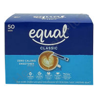 Equal Classic อิควล คลาสสิค วัตถุให้ความหวานแทนน้ำตาล 50 ซอง