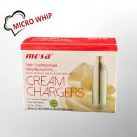 ✅สต๊อกพร้อม!!✅ แก๊สวิปครีม Cream Chargers กระสุนแก๊สวิปปิ้ง แก๊สวิป (10หลอด/กล่อง) QuickWhip Mosa Micro Whip