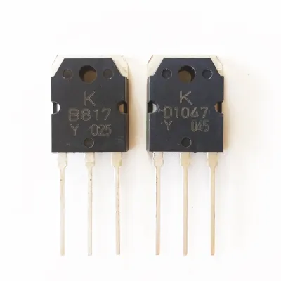 1 pair D1047+B817  Transistor Power 12A 140V ยี่ห้อ KEC แท้ ราคาต่อ 1คู่