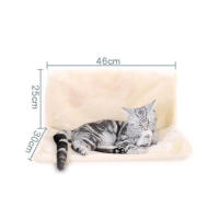 Pet Cat Hanging Bed Detachable Hanging Window Sill Cat Bed Portable Cat Cage Hammock Comfortable and Warm Pet Cat Litter