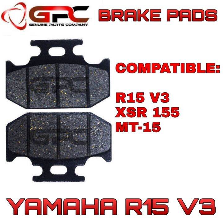 ebc brake pads for r15 v3