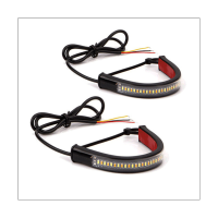 LED Light Strip Shock Light Strip Light Strip 12V 36-Colour Bi-Colour White and Yellow for Motorbike Lights