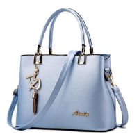 Charming Tassel Pendant Handbag Faux Leather Ladies Tote Cross Body Shoulder