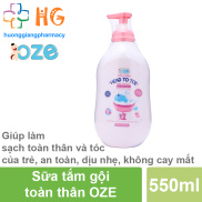 Sữa tắm gội trẻ em OZE Ultra Mild Head To Toe