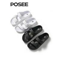 Posee Fashion Two-straps Slippers for Men and Women In Summer Sports and Leisure Beach Sandals and Slippers