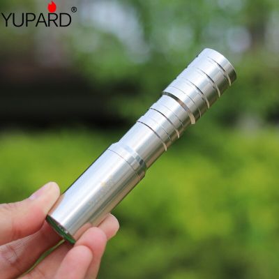 YUPARD 500Lm Q5 LED Torch Light LED bright Flashlight Stainless Shell 18650 rechargeable battery outdoor sport fishing camping Rechargeable Flashlight