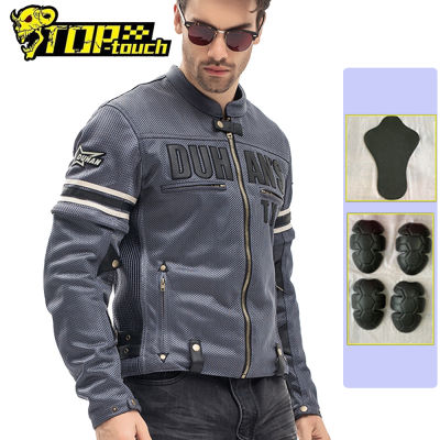 DUHAN Summer Motorcycle Jacket Breathable Mesh Tops Moto Cross Suit Men Women Riding Touring Clothing Protective Gear Jackets