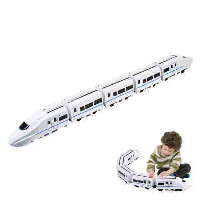 Electric Control Toy Car Battery Powered Smart Train Sets For Kids Simulation High-Speed Rail Model Harmony Train Gifts For