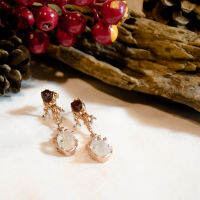 เครื่องประดับ rock me jewelry รุ่น Snowflake earrings ต่างหู ทองเหลือง