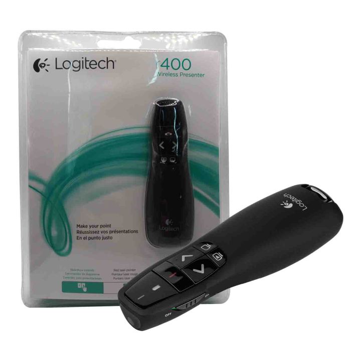 Logitech R Wireless Presenter Red Laser Pointer M Range Simple