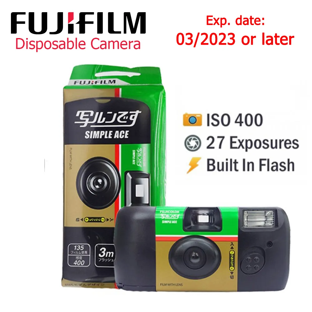 Fujifilm Simple Ace / Kodak Daylight / Kodak Tri-X 400 Black White / Kodak  Power Flash HD / Kodak Funsaver Fun Saver / Kodak Sport Waterproof 35mm ISO  