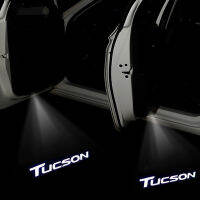 Tucson Emblem โลโก้ Welcome Light SONATA รถประตูสำหรับ Hyundai SONATA Tucson Hyundai รถประตู LED โคมไฟตกแต่ง