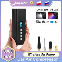 Jansite Inflatable 150PSI Car Air compressor Portable Tyre Digital Inflator Pump 8000mAh Rechargeable LED Light For Auto Bicycle