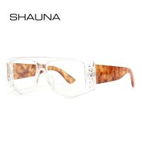 {Paopao glasses} SHAUNA Retro Polygon Square Women กรอบแว่นตาออปติคอล Clear Anti Blue Light แว่นตาผู้ชายฤดูใบไม้ผลิบานพับกรอบเสือดาว