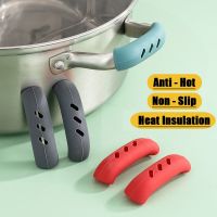 4/6 Pcs Silicone Pan Handle Cover Heat Insulation Covers Pot Ear Clip Non-slip Steamer Casserole Pan Handle Holder Kitchen Tool Other Specialty Kitche