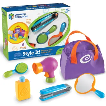 Learning Resources New Sprouts Smoothie Maker!, Pretend Mixer for Kids,  Kitchen Toys for Kids, Play Food, 9 Pieces, Ages 2+