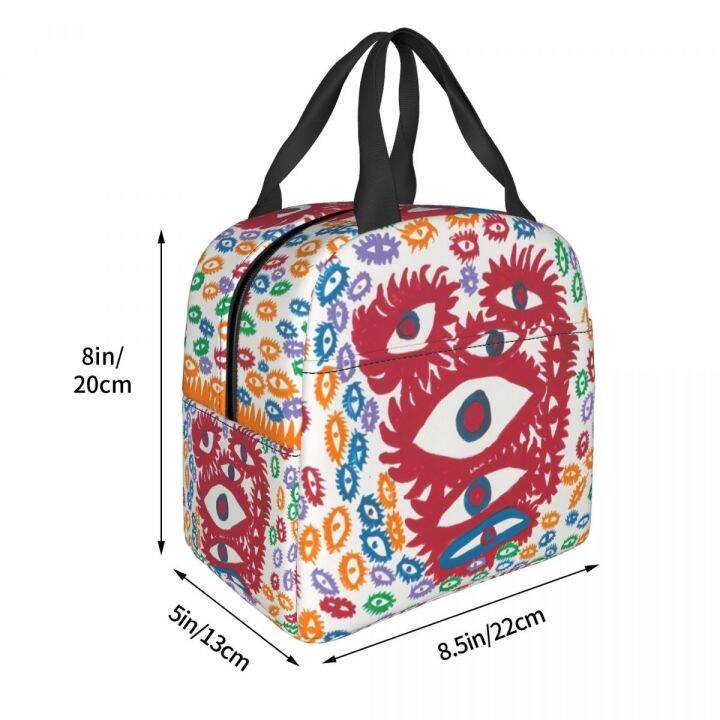 yayoi-kusama-abstract-painting-insulated-lunch-bag-resuable-cooler-thermal-bento-box-for-women-children-work-picnic-lunch-tote