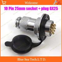 ✱℗ 10 Pin 25mm Male Female Aviation plug Connector kit GX25 Socket Plug WaterProof CapAviation plug interfacecircular connector