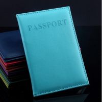 【✱2023 HOT✱】 bangho70 เคสหนังสือเดินทางเวลาเดินทางใส่บัตร Pu อเนกประสงค์กระเป๋าใส่บัตรเครดิตเคสกันกระแทกใส่เอกสารกระเป๋าบัตรประชาชนอเมริกา