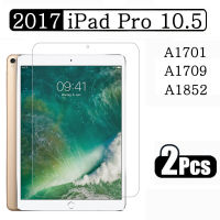 (2 แพ็ค) กระจกนิรภัยสำหรับ Apple iPad Pro 10.5 2017 A1701 A1709 A1852 Anti-Scratch แท็บเล็ตป้องกันหน้าจอฟิล์ม-Kouzuo