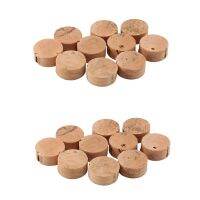 ；。‘【 20Pcs Water Key Water Key Spit Valve Cork Pad For Trumpet Trombone Repair Accessories Diameter 9Mm Thickness 4Mm