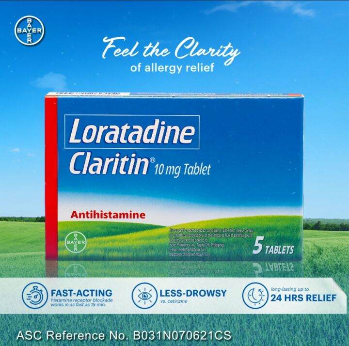 CLARITIN® Loratadine 10mg Tablet for allergy relief from over 200