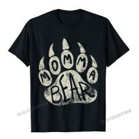 Momma Bear T Shirt - Mama Bear Paw Print - Mothers Day Mom Camisas Men Camisa Tshirts Fashion Cotton MenS Tees Normal