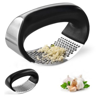 【CC】๑♗۩  Garlic Press Crusher Hand Manual Grinder Mincer Handheld Vegetable Cutter Tools for Gadgets