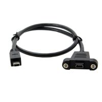 CYSM Chenyang 0.5M Kabel Adaptor Cahaya Mini USB B 5pin Adaptor Kabel Ekstensi Pria Ke Wanita