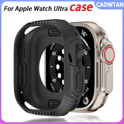 Case สำหรับ Apple Watch Series อัลตร้า49มิลลิเมตร49มิลลิเมตร S Mart W Atch TPU ซิลิโคนป้องกันกันชนอุปกรณ์เสริมฉันดูอัลตร้าอุปกรณ์เสริมฝาครอบ