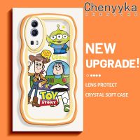 เคส Chenyyka สำหรับ VIVO Y72 5G Y52 5G Y75s 5G เคสการ์ตูนทอยสตอรี่ Lightyear แฟชั่นคลื่นขอบน่ารักครีมเคสโทรศัพท์แบบใสดีไซน์ใหม่ซิลิโคนโปร่งใสกันกระแทกฝาครอบป้องกันเลนส์กล้อง