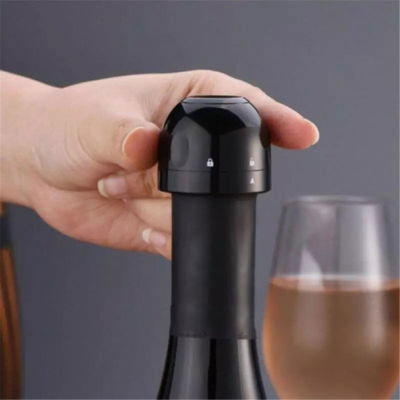 1ชิ้น ABS ฝาขวดไวน์แดงจุกปิดสุญญากาศที่ปิดขวดไวน์ที่เก็บไวน์สดจุกไม้ก๊อกแชมเปญเครื่องมือบาร์ครัว