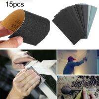 15pcs Sandpaper Papers Set 150/180/240/320/400/600/800/1000/1200/1500/2000/2500/3000/5000/7000 Mixed Wet And Dry Power Sanders