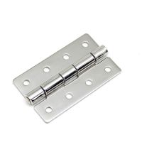 Stainless Steel 304 Hinge Industrial Heavy Duty Load Bearing Hinge with 8 Holes for Large Machinery Equipment Folding