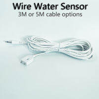 3M5M แบบมีสาย Tater Leakage Alarm Detector Water Sensor ไม่มีสายเคเบิล2เสาโลหะสำหรับห้องครัว Bathroom