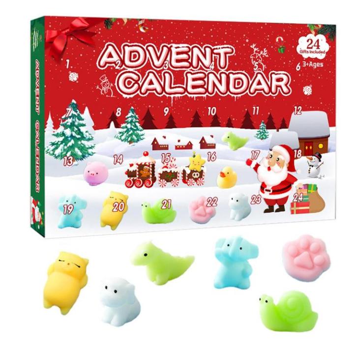 Christmas Advent Calendar For Kids 24 Surprises Novelty Doll Gifts