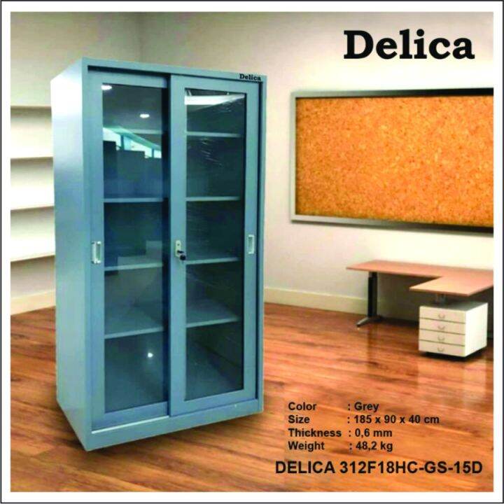 ALMARI BESI DELICA UPPER SWING GLASS DOOR FILE GS15D Lazada