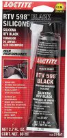 กาวดำ LOCTITE 598 RTV Black Silicone, High Performance - 80 ml #37467