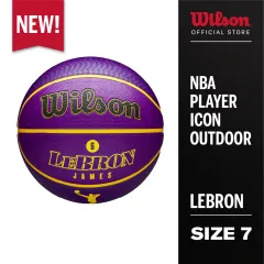 Bola de Basquete Wilson Nba Player Icon Outdoor Luka 7 - Game1 - Esportes &  Diversão