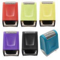 6Pcs Identity Protection Roller Stamp for Guarding Your Id Privacy Confidential Data Anti-Theft Smear Stamp, 6 Colors