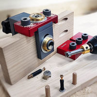 【2023】581015Mm งานไม้ Doweling Jig 2 In 13 In 1 Pocket Hole Jig ปรับ Dowel Punch Locator เจาะเครื่องมือสำหรับช่างไม้