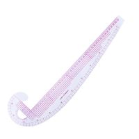 Multifunction Plastic French Curve Sewing Ruler Measure Tailor Ruler Making Clothing 360 Degree Bend Ruler Tools Cute Ruler