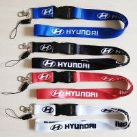 Hyundai สายคล้องคอ Lanyard ที่ถอดออกได้รถโลโก้ ID Work Card โทรศัพท์มือถือ Hang Rope