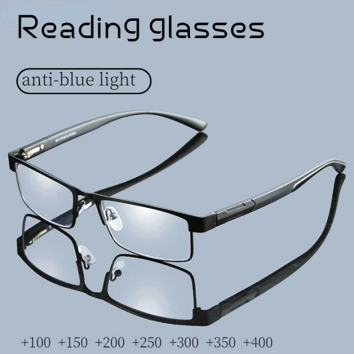 High Quality Reading Glasses Titanium Alloy Coated Lenses Presbyopic
