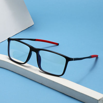 TR90กีฬา Optical กรอบแว่นสำหรับผู้ชายป้องกันรังสีคอมพิวเตอร์แว่นตาแว่นตาผู้ชายใหม่สายตาสั้น Non-Prescription Eyewear