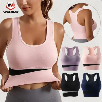 Women Seamless Push Up Sports Bra Wireless Crop Top Vest Underwear Bralette