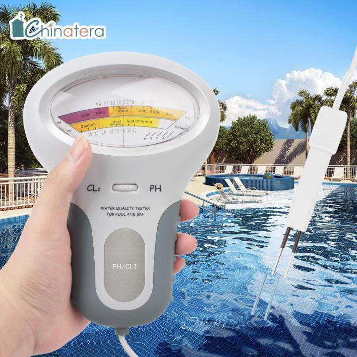 PH Tester CL2 Portable Residual Chlorine Detector Water Quality ...