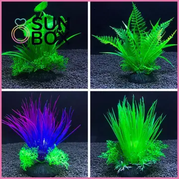 Simulation Artificial Plants 12cm Aquarium Fish Tank Water Plants Grass  Weeds Aquarium Grass Decor Ornament Decoration Plant