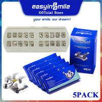 Easyinsmile 5แพ็ควัสดุทันตกรรมสำหรับ Mini Orhto cket วงเล็บโลหะ Rothmbt 345 022คุณภาพสูงเครื่องมือทันตแพทย์